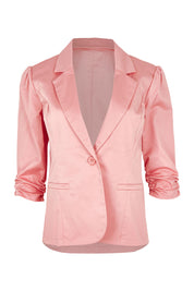 Product shot of The Everyday Blazer in colour Pinkrose (Pink), from the front
