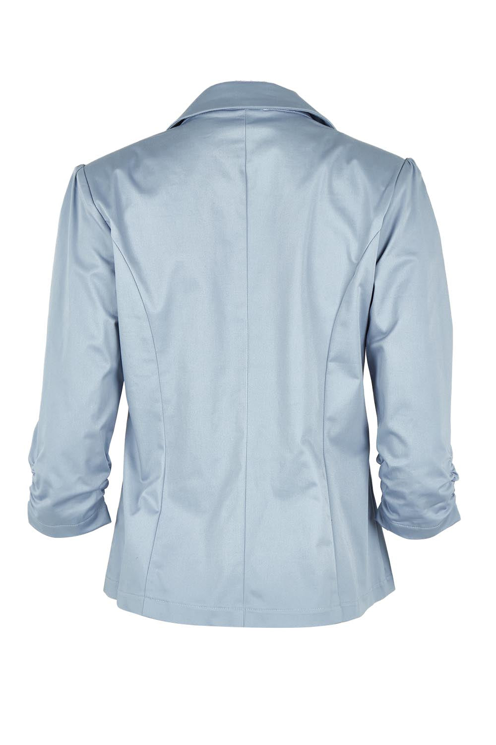 Product shot of The Everyday Blazer in colour Softblue (Blue), from the back