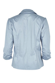 Product shot of The Everyday Blazer in colour Softblue (Blue), from the back