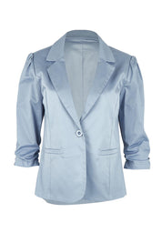 Product shot of The Everyday Blazer in colour Softblue (Blue), from the front