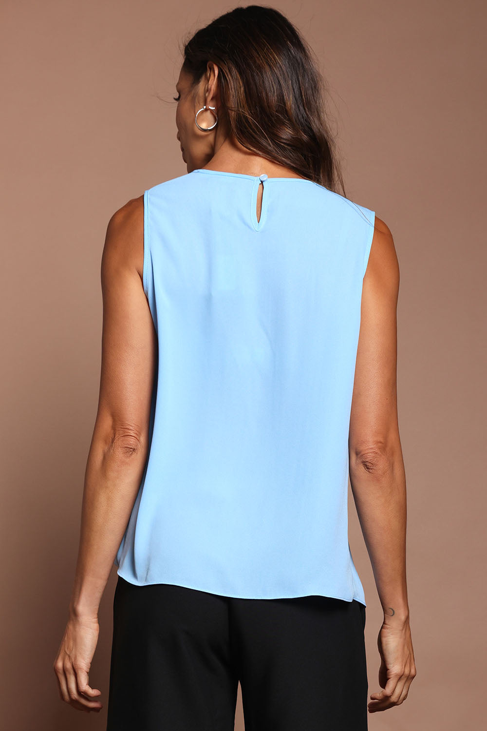 Preloved The Asymmetrical Tank Top - Sky
