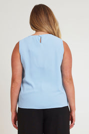 Preloved The Asymmetrical Tank Top - Sky