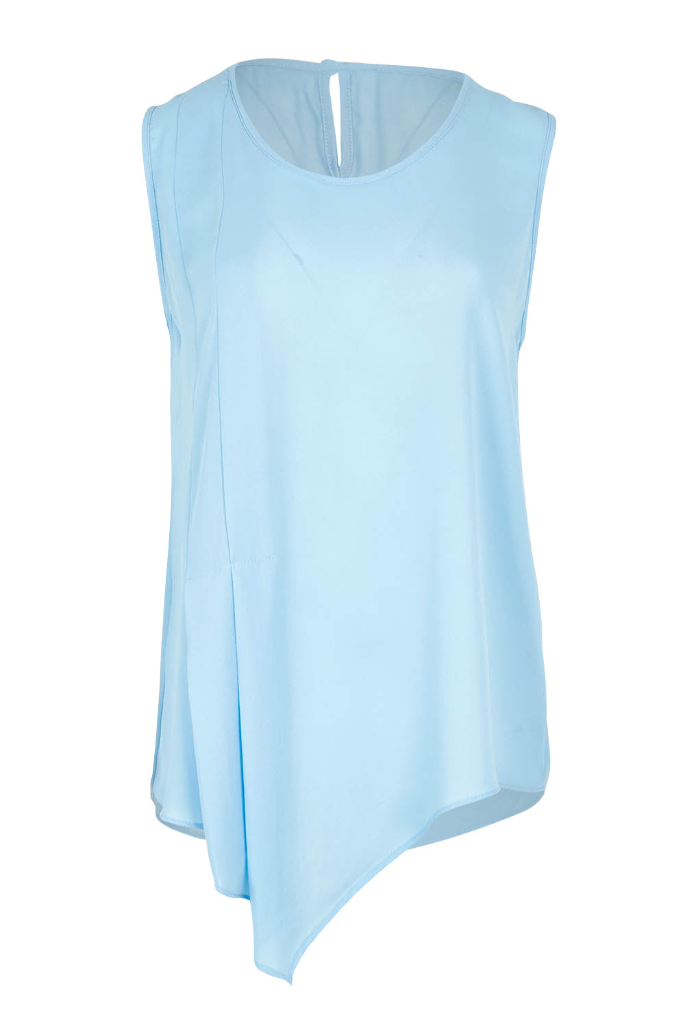 Preloved The Asymmetrical Tank Top - Sky