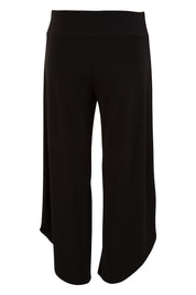 Product shot of The Cross Over Pant in colour Black (Black), from the back