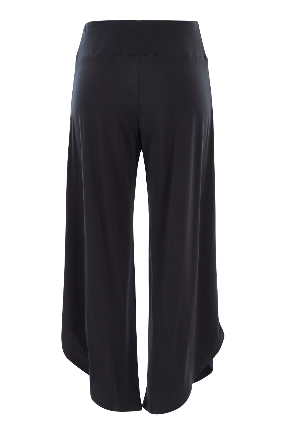 Product shot of The Cross Over Pant in colour Graphite (Grey), from the back