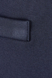 Product shot of The Wide Leg Ponte Pant in colour Darknavy (Blue), detail