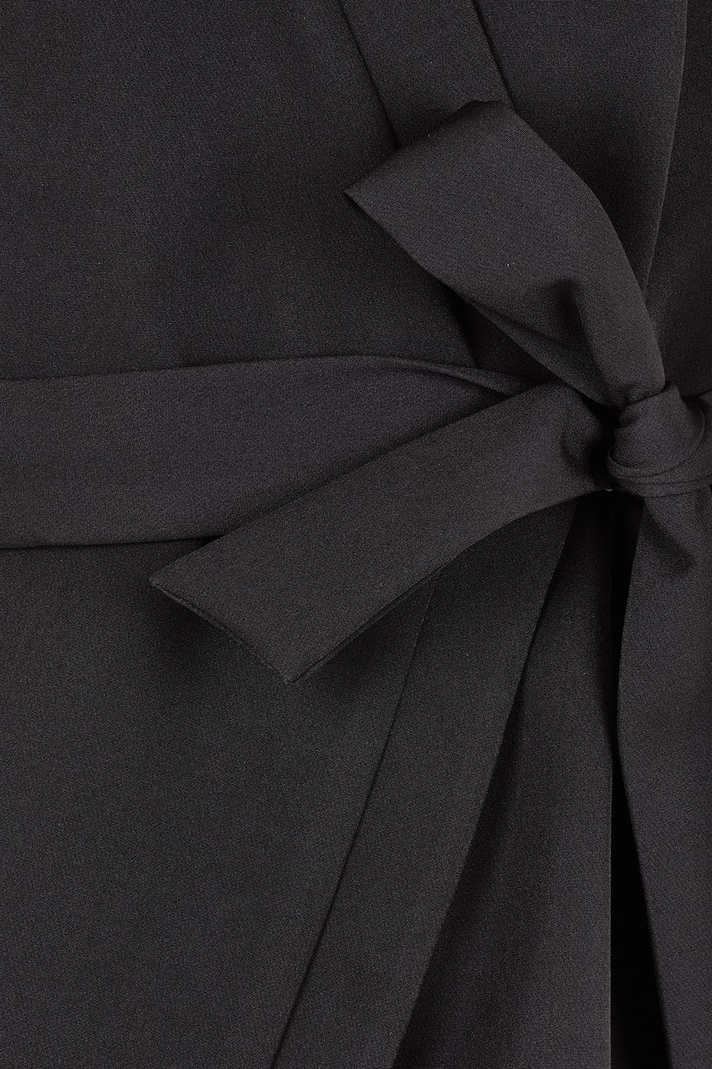 Product shot of The Kimono Top in colour Black (Black), detail