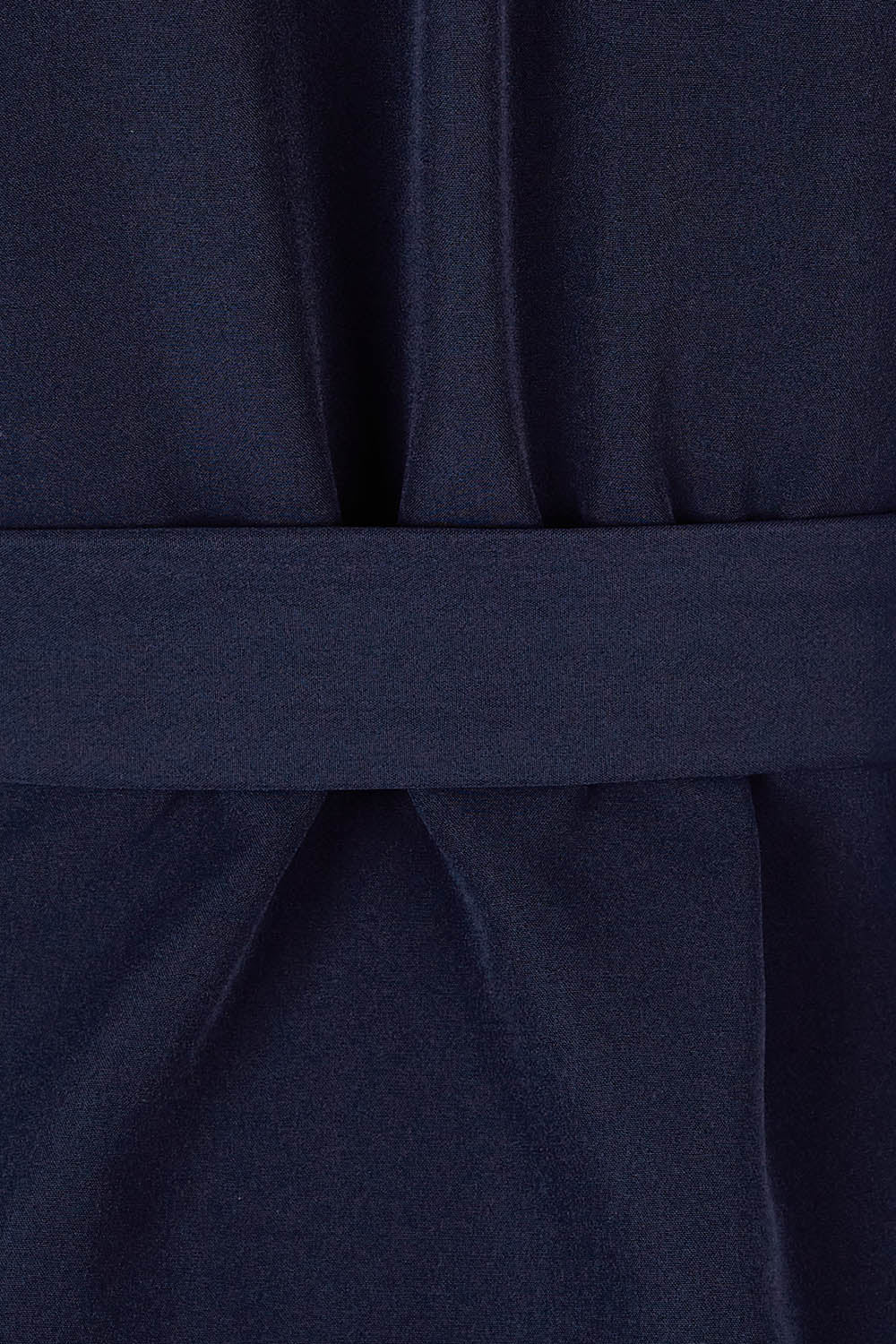 Product shot of The Kimono Top in colour Navy (Blue), detail