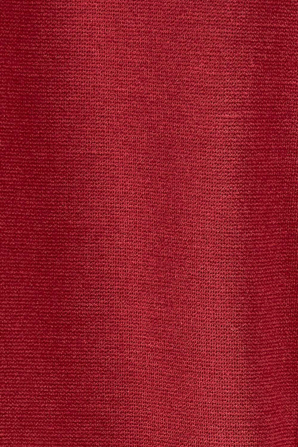 Product shot of The Define Ponte Jacket in colour Port (Red), detail