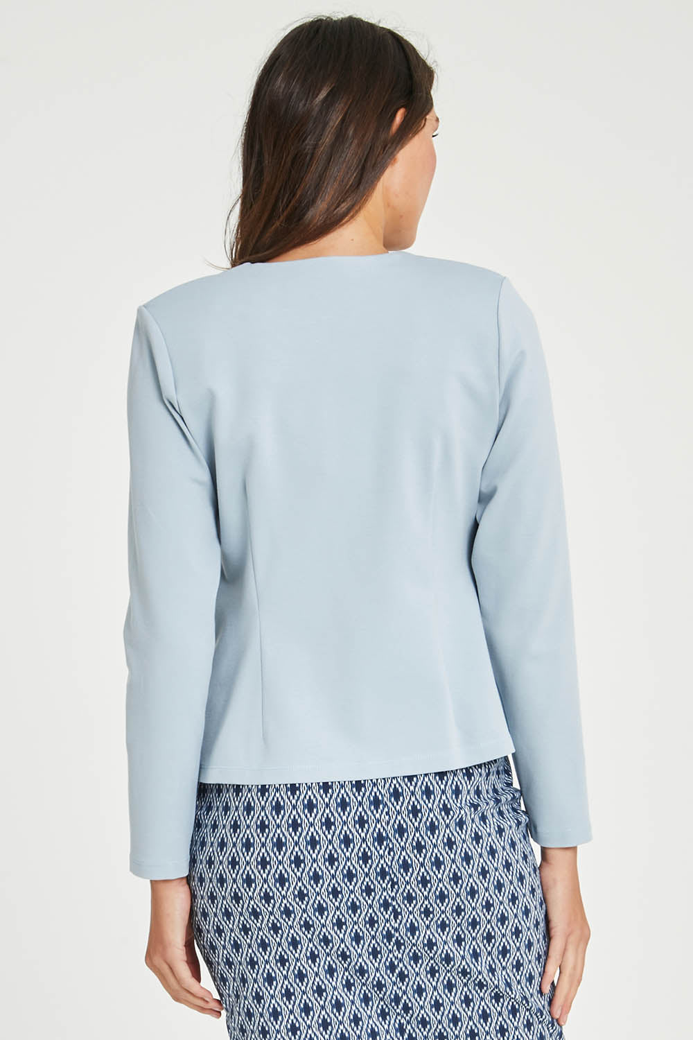 Preloved The Define Ponte Jacket - Skyblue