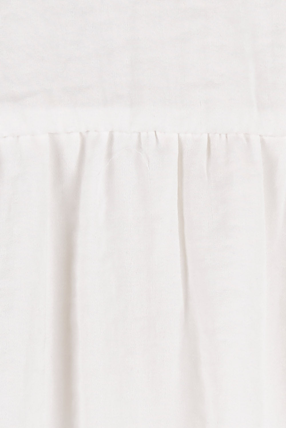 Product shot of The Luxe Dobby Blouse in colour White (White), detail