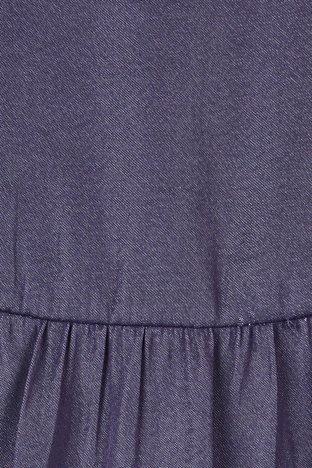Product shot of The Luxe V Neck Blouse in colour Slate (Grey), detail