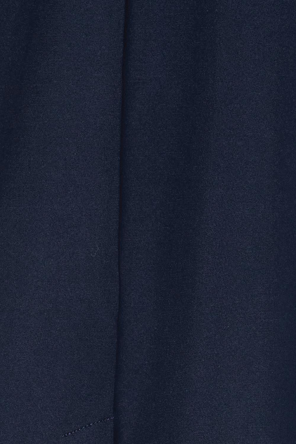 Product shot of the The Modern Shrug – Navy in colour Navy, showing detail