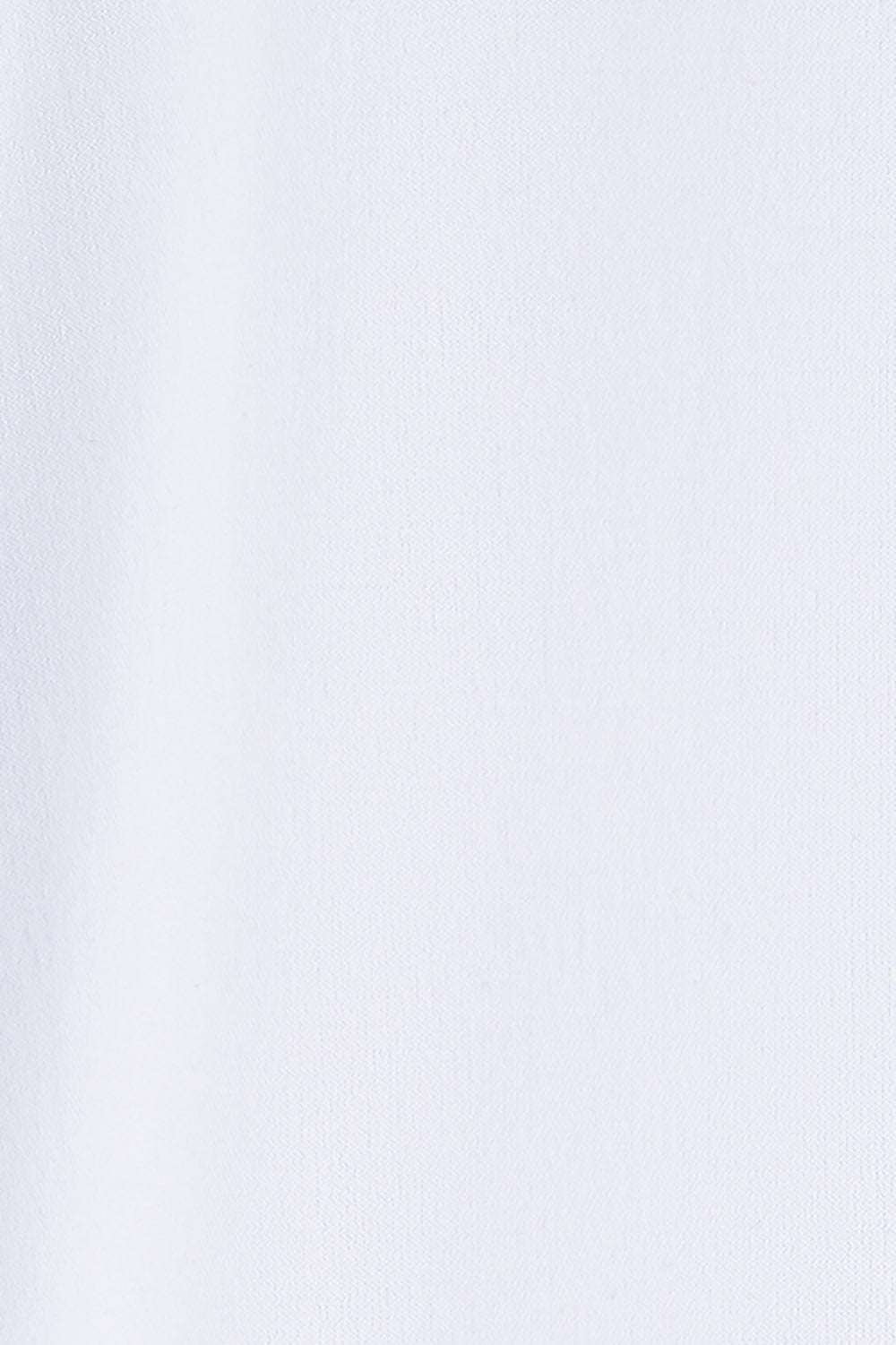 Product shot of The Asymmetrical Neckline Top in colour White (White), detail