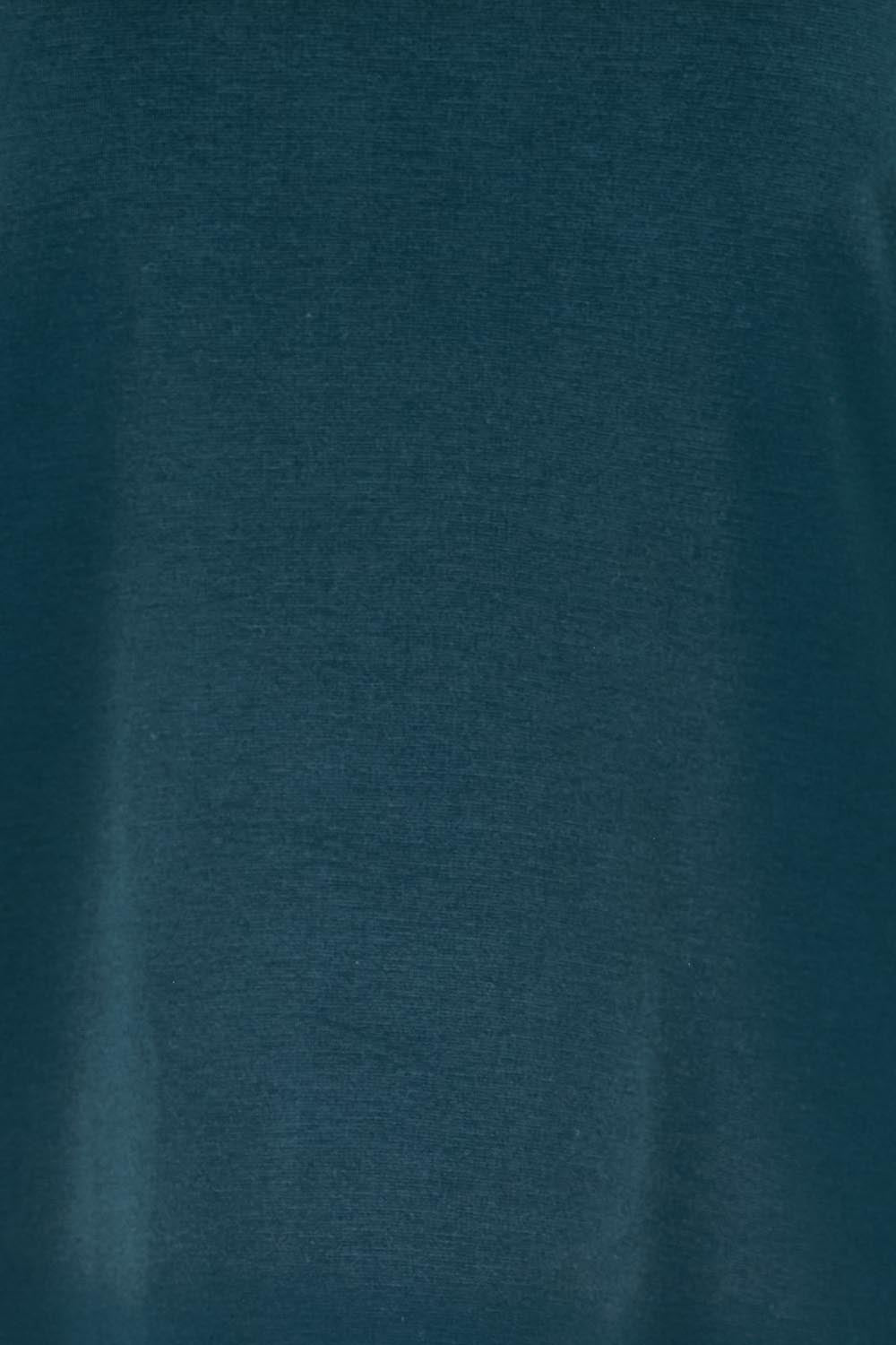 Product shot of the The Define Ponte Top – Lagoon in colour Lagoon, showing detail
