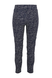 Product shot of the The Printed Stretch Pull On Pant – Matrix in colour Matrix, from the back