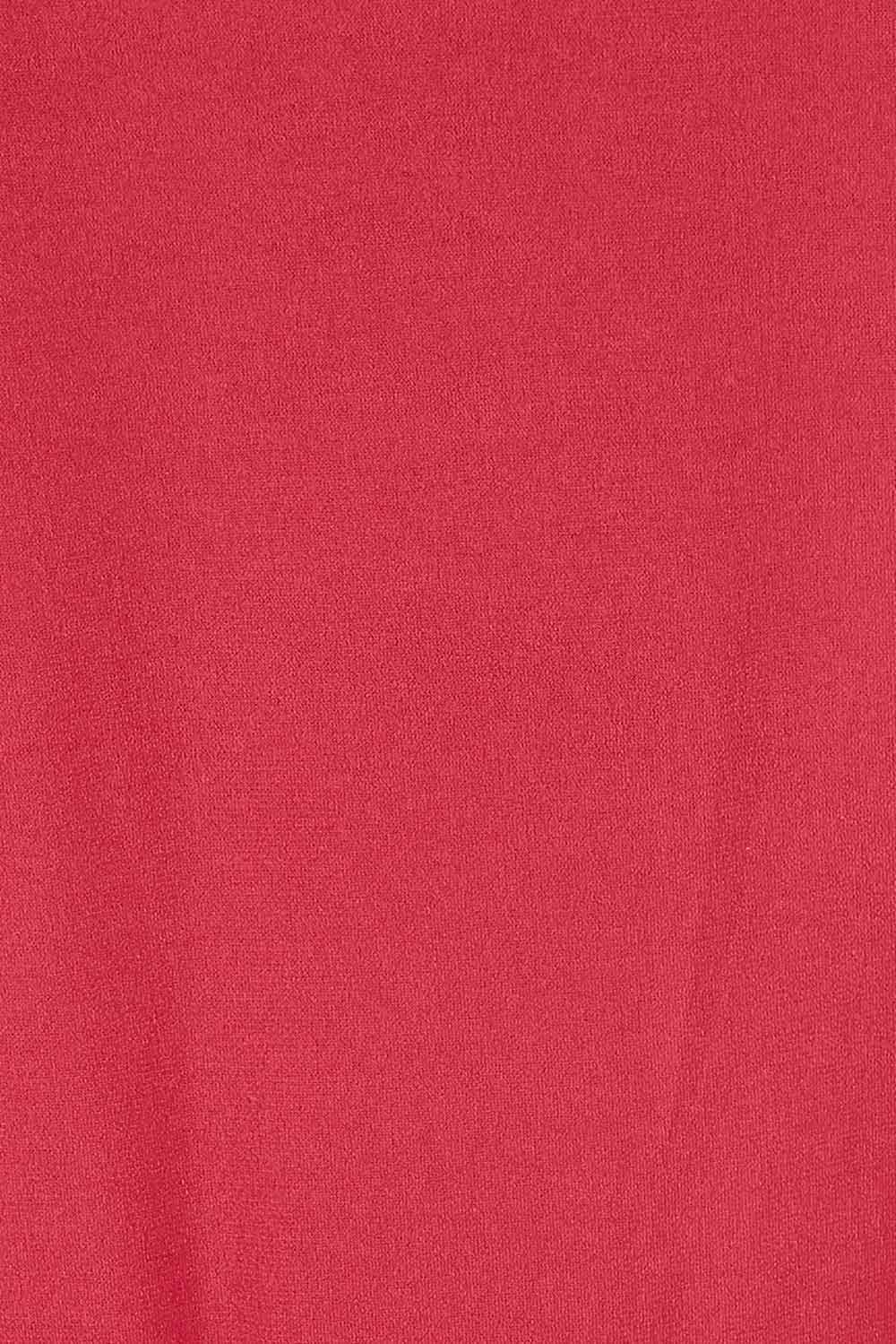 Product shot of The Fit And Flare Jersey Dress in colour Cerise (Pink), detail