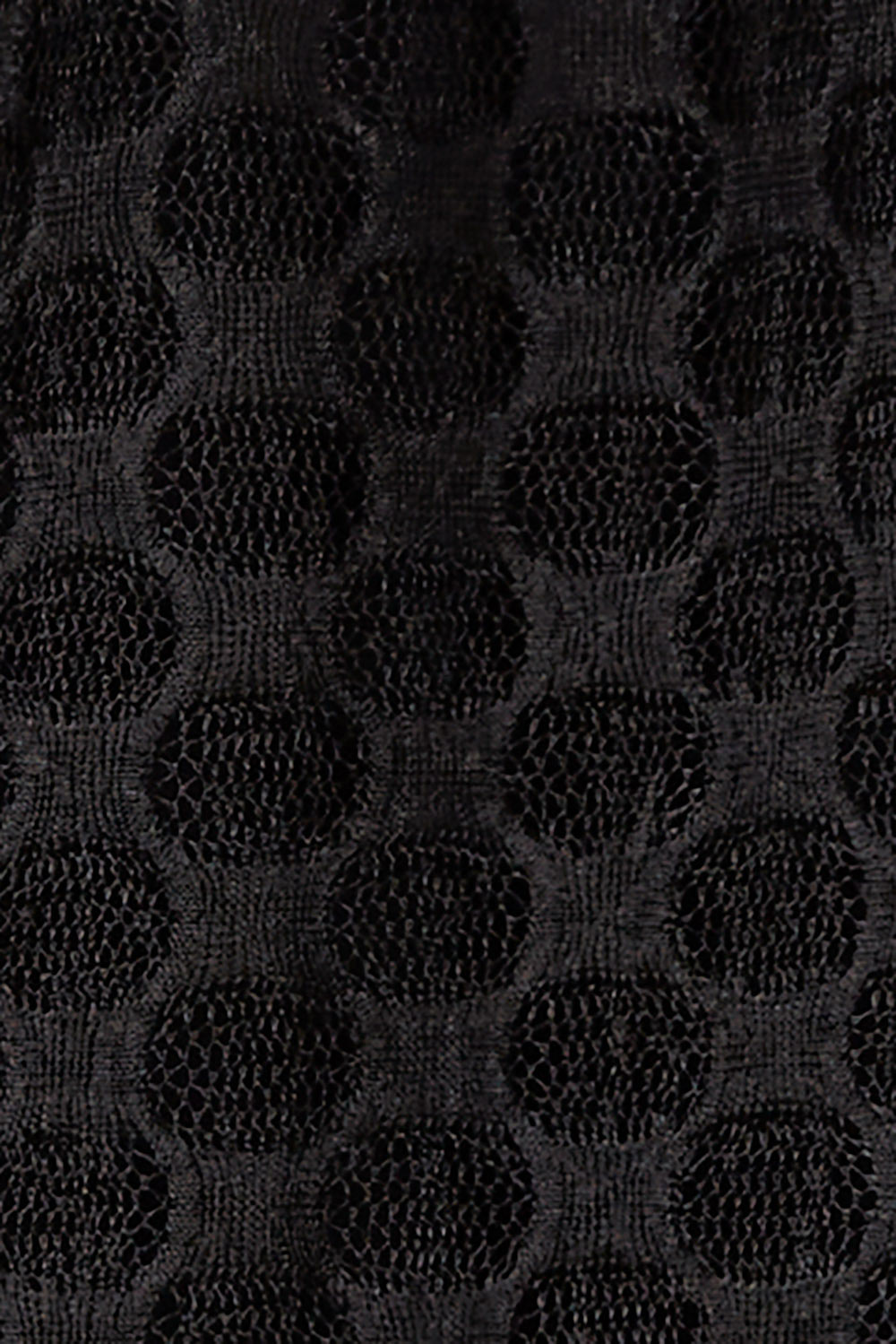 Product shot of The Smocked Cuff Lace Blouse in colour Black (Black), detail