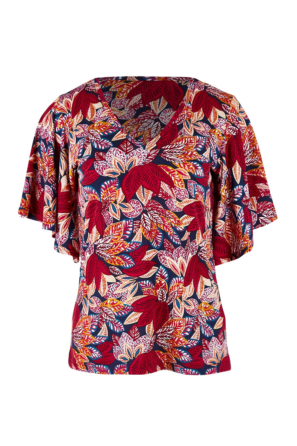 Preloved The Butterfly Sleeve Top - Leaf