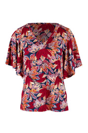 Preloved The Butterfly Sleeve Top - Leaf