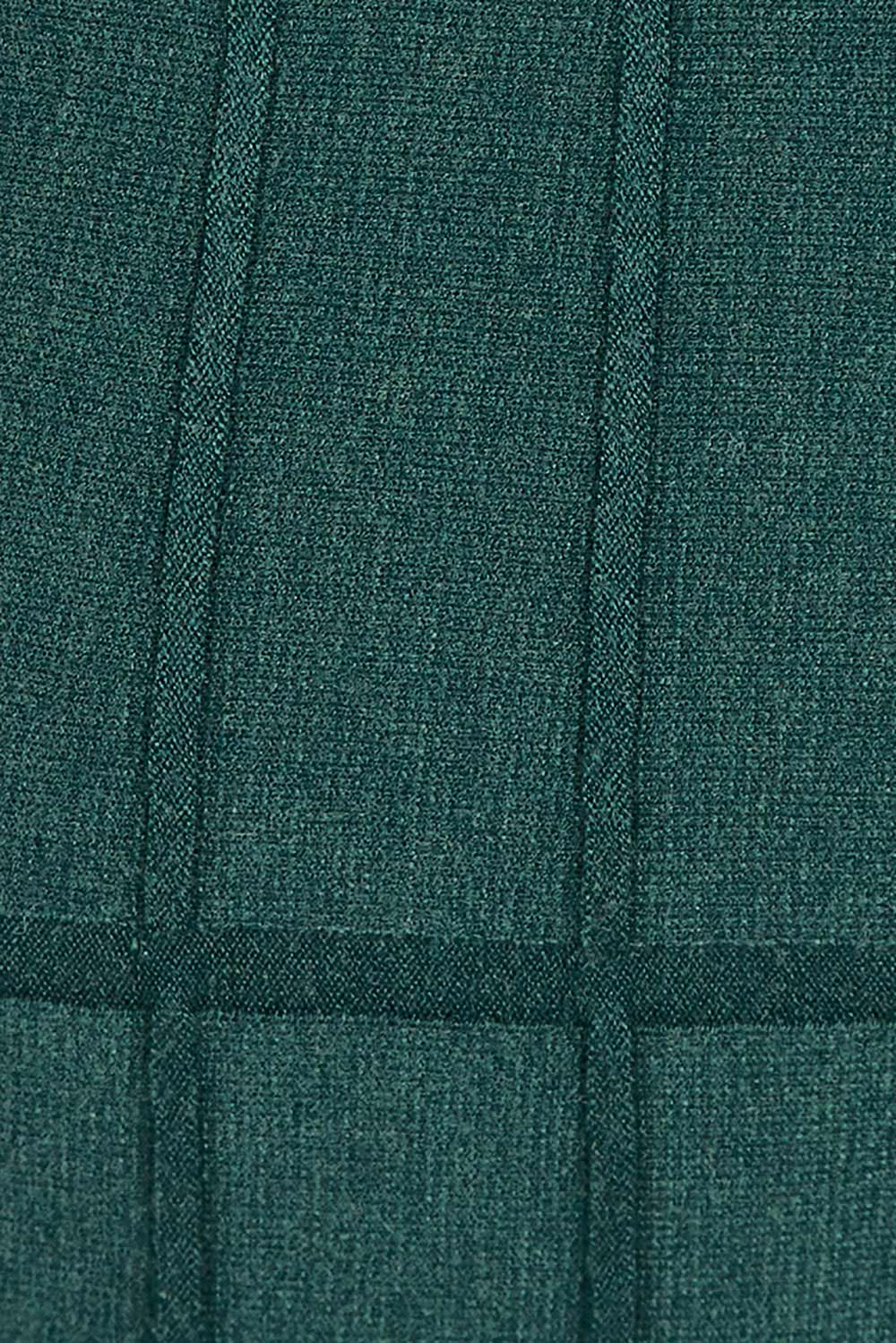 Product shot of The Midi Textured Knit Skirt in colour Tealgreen (Green), detail