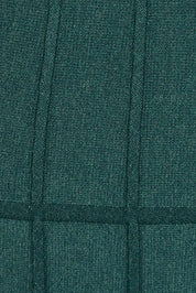 Product shot of The Midi Textured Knit Skirt in colour Tealgreen (Green), detail