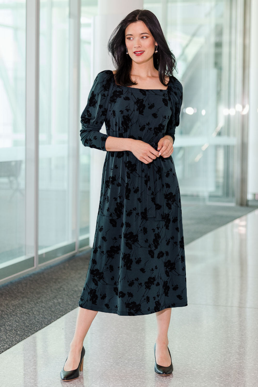 The Square Neck Dress | Poppy | BKBD-403 | bird by design | Birdsnest ...