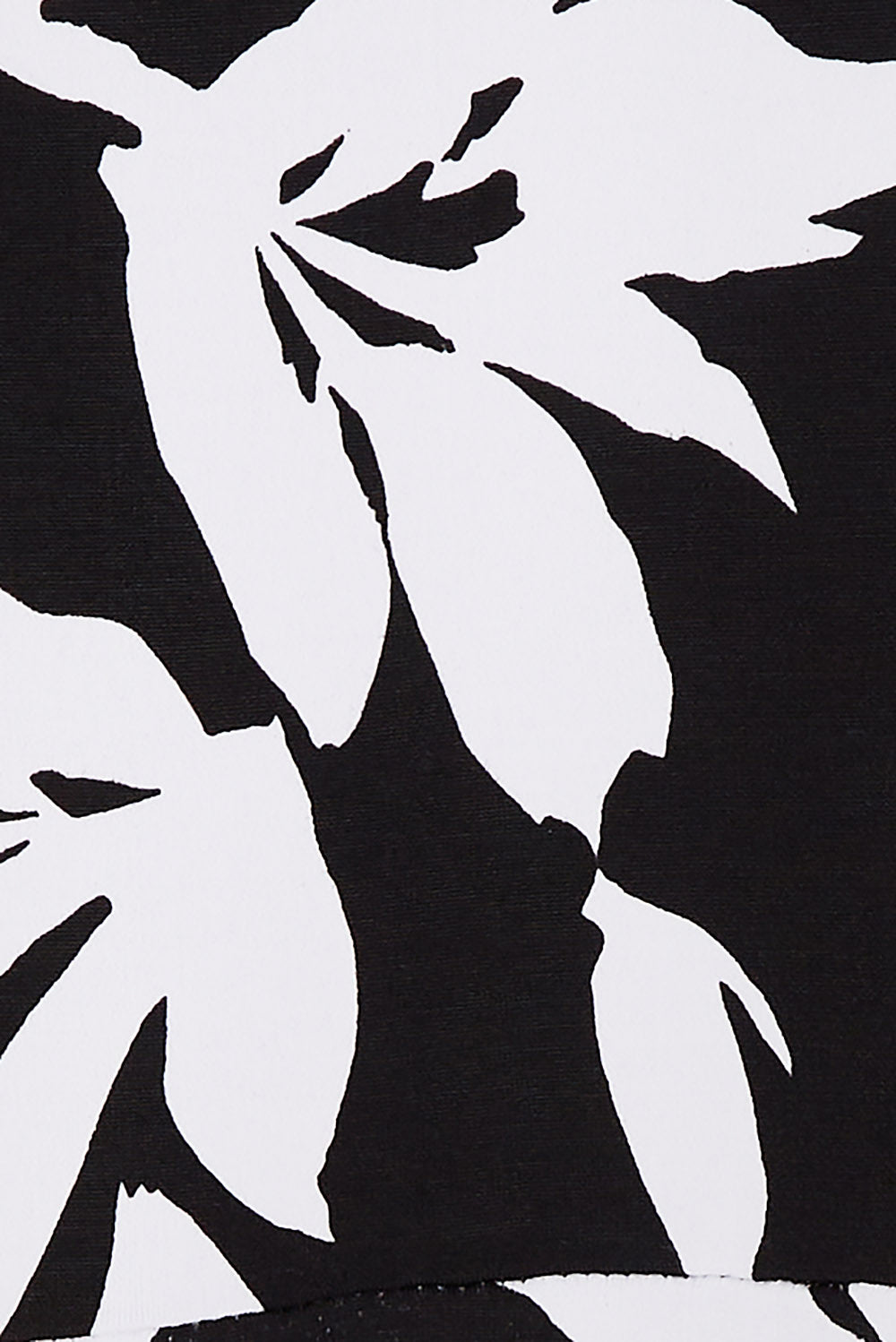 Product shot of The Tie Detail Top in colour Lily (Black), detail