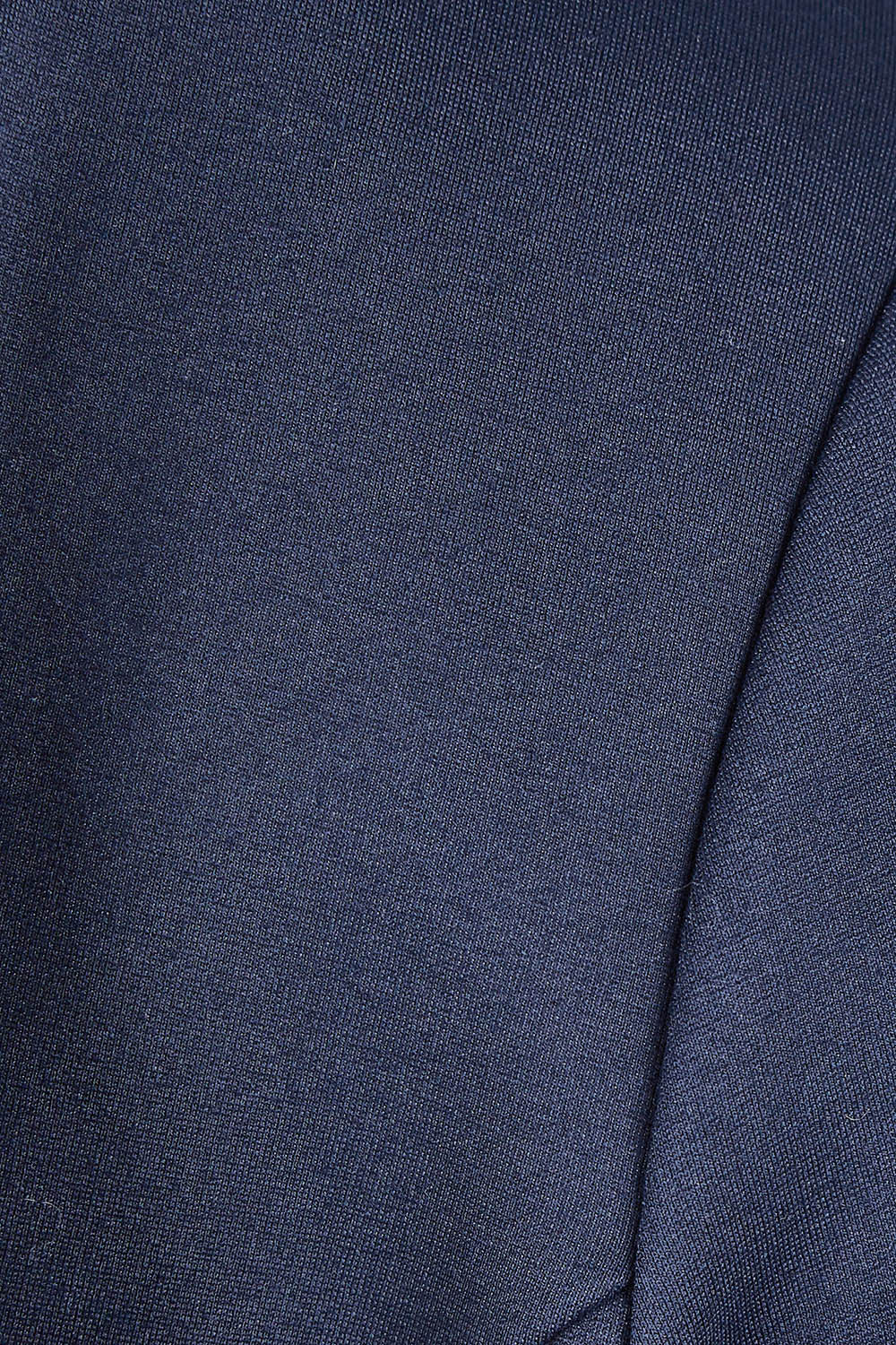 Product shot of The Sculpted Ponte Blazer in colour Darknavy (Blue), detail