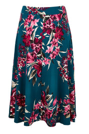 Preloved The Pull On Flare Skirt - Tealtropic