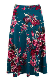 Preloved The Pull On Flare Skirt - Tealtropic