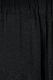 Product shot of The Flowy Panel Pull On Pant in colour Black (Black), detail