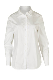 Product shot of The Classic Cotton Stretch Shirt in colour White (White), from the front