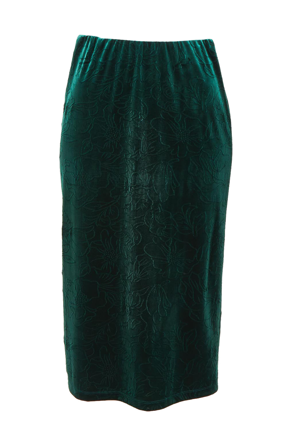 The Embossed Velvet Pull On Skirt – Bottlegrn