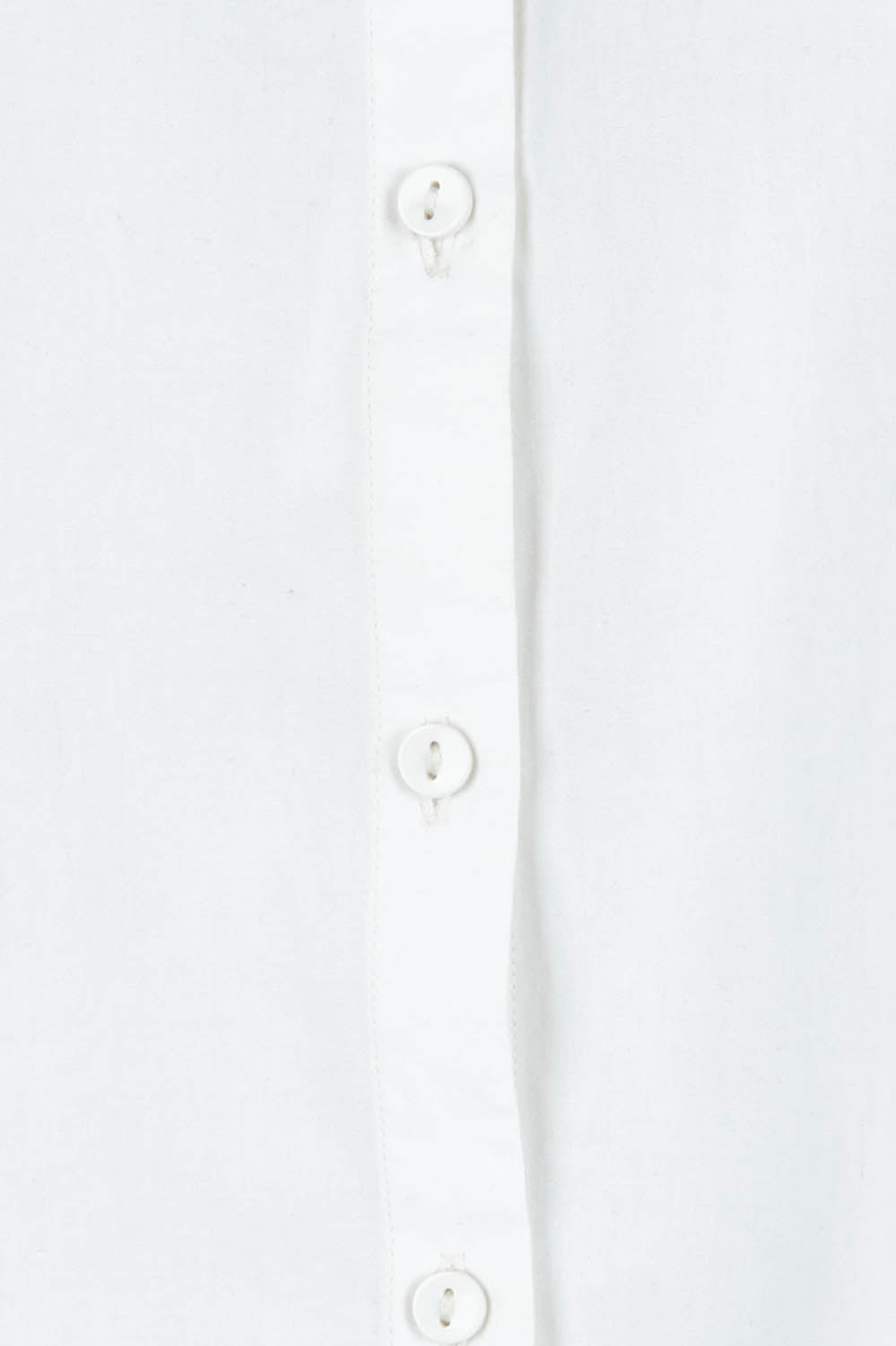 Product shot of The Dolman Sleeve Cotton Shirt in colour Snow (White), detail