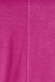 Product shot of The Bamboo Tie Waist Top in colour Berry (Pink), detail