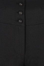 Product shot of The Tailored Pant in colour Black (Black), detail
