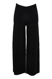 Product shot of The Milano Knit Pull On Pant in colour Black (Black), from the front