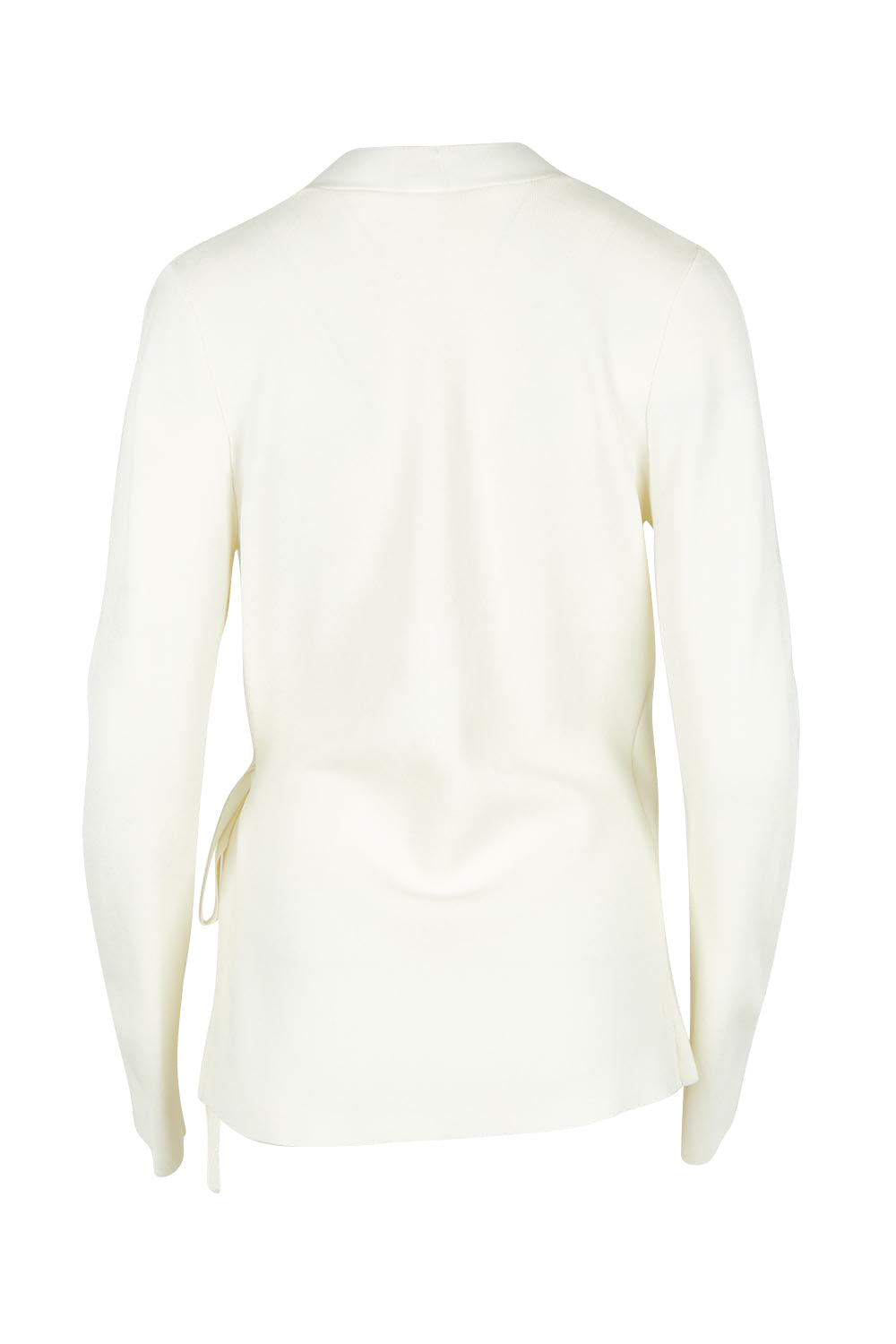 The Milano Knit Wrap Top – Ivory