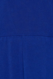 Product shot of The Tie Waist Jumpsuit in colour Royalblue (Blue), detail
