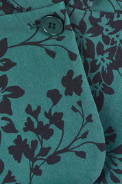 Product shot of The Aspire Blazer in colour Tealbloom (Green), detail