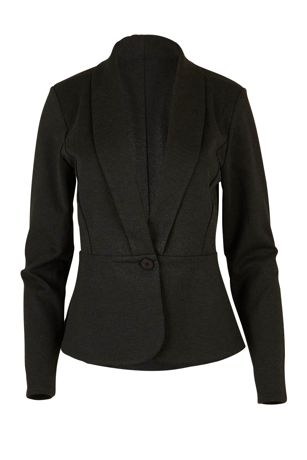 Product shot of The Ponte Aspire Blazer in colour Deepmarle (Grey), from the front