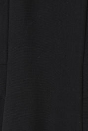 Product shot of The Longline Coatigan in colour Black (Black), detail