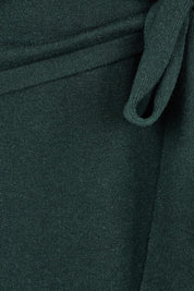The Tie Waist Faux Wrap Knit Dress – Darkpine