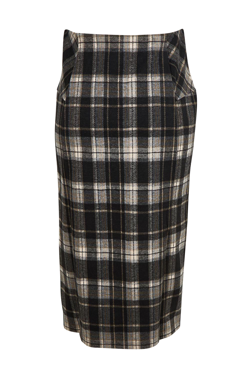 The Check Ponte Pull On Skirt – Check