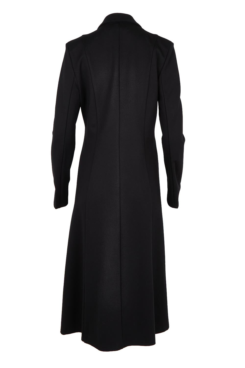 The Desire Longline Ponte Coat – Jetblack