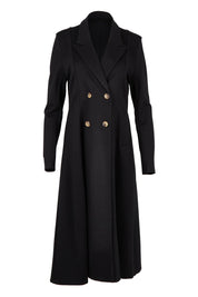 The Desire Longline Ponte Coat – Jetblack