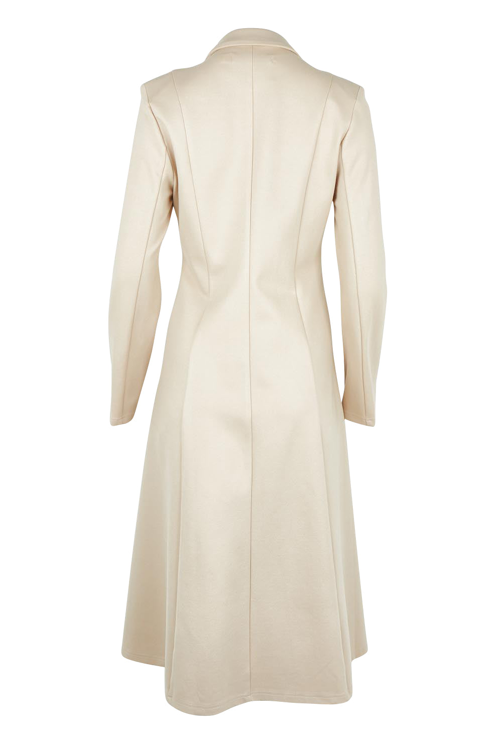 The Desire Longline Ponte Coat – Sand
