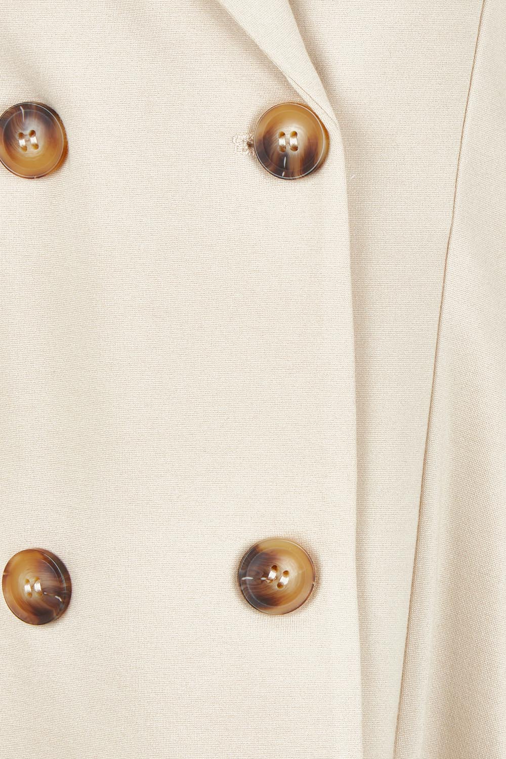 The Desire Longline Ponte Coat – Sand