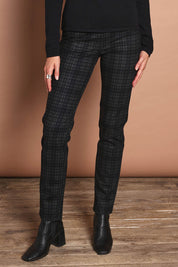 The Check Ponte Pull On Pant – Check
